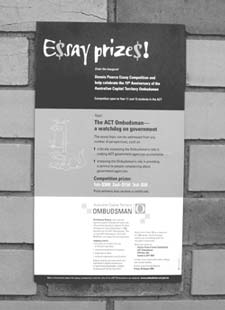 Inaugural Dennis Pearce Essay Competition poster