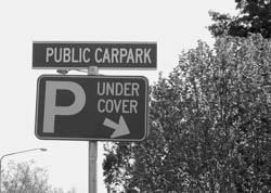 photo of Public Carpark signage
